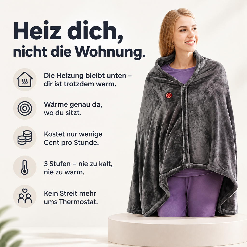 Heiz dich, nicht die Wohnung