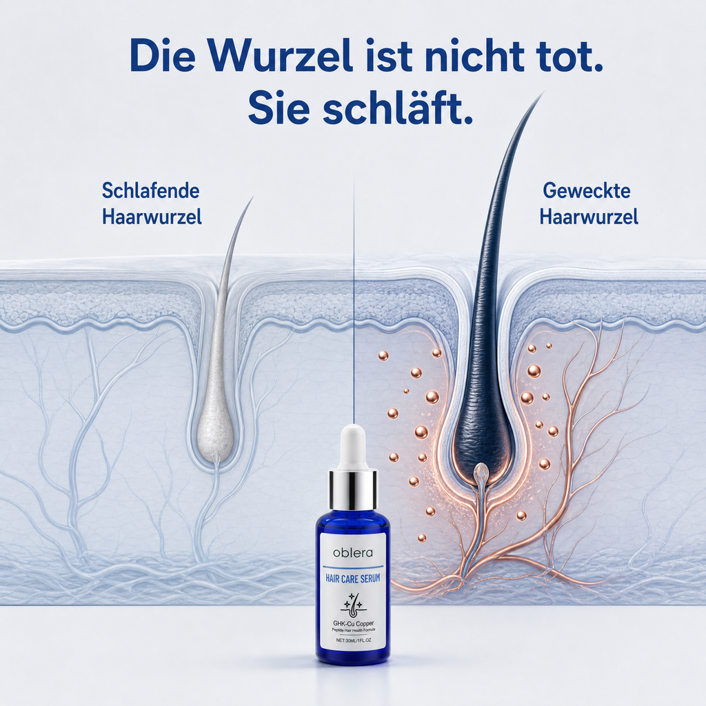 Kupferpeptide wecken schlafende Haarwurzeln