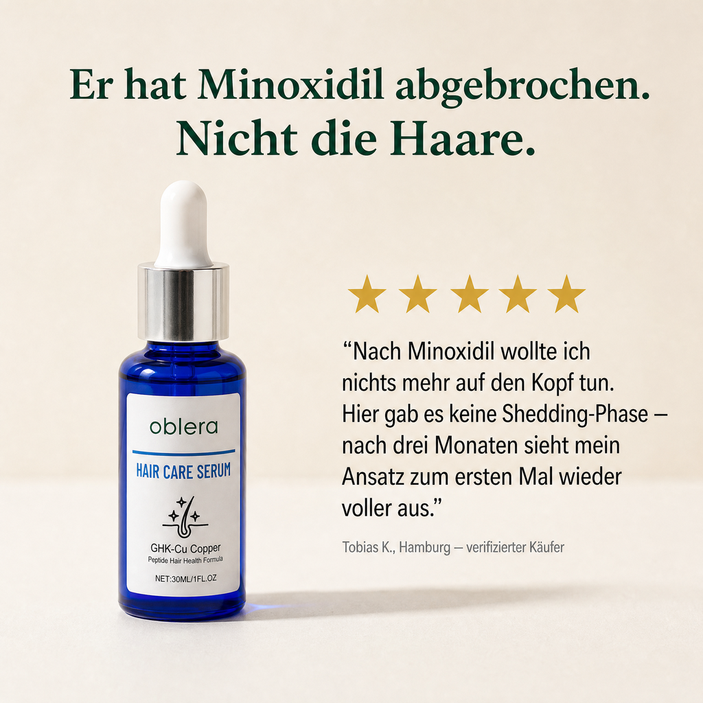 Kundenstimme zum Umstieg von Minoxidil